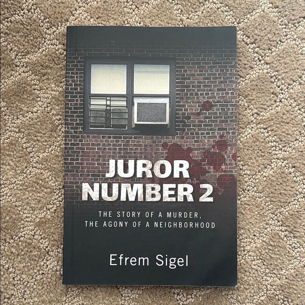 JUROR NUMBER 2 by EFREM SIGEL NWT BUNDLE2SAVE
